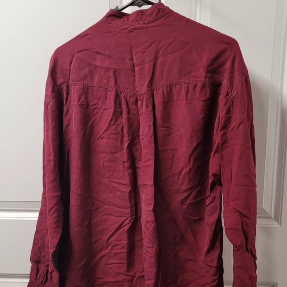 Hunt Club Men's Button Up Shirt Size: Large 100 Percent Silk - Picture 8 of 10
